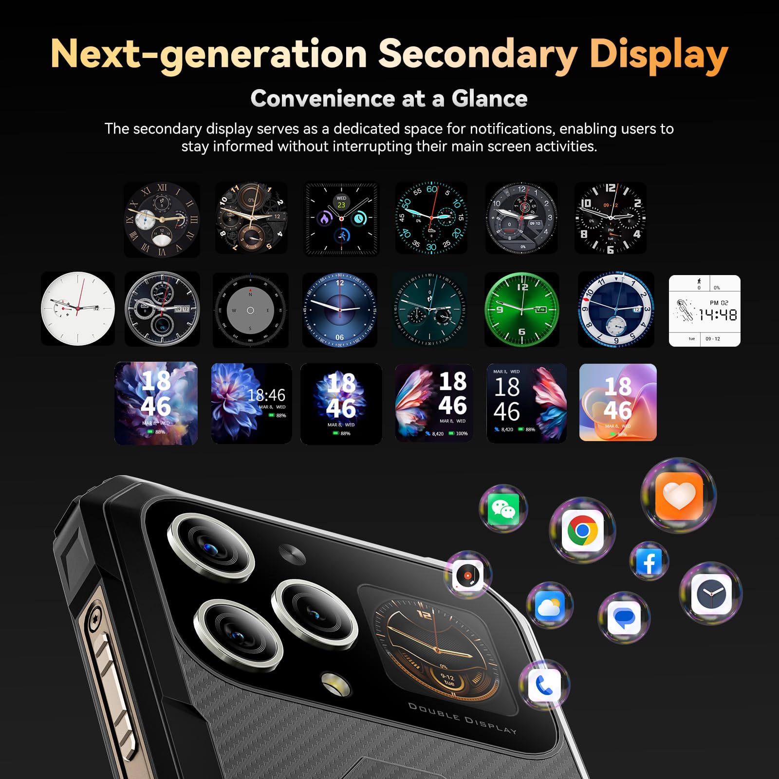 Foto 3 | Smartphone Blackview Bl8000 5g Robusto De 24 Gb+512 Gb, 50 Mp+16 Mp - Venta Internacional