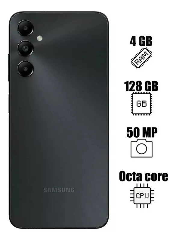 Foto 4 | Celular Samsung Galaxy A05s Dual Sim 128 Gb Negro 4 gb Ram