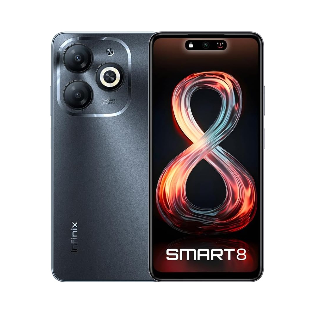 Smartphone Infinix Smart 8 64 Gb 3+3 Ram Dual Sim Timber Negro