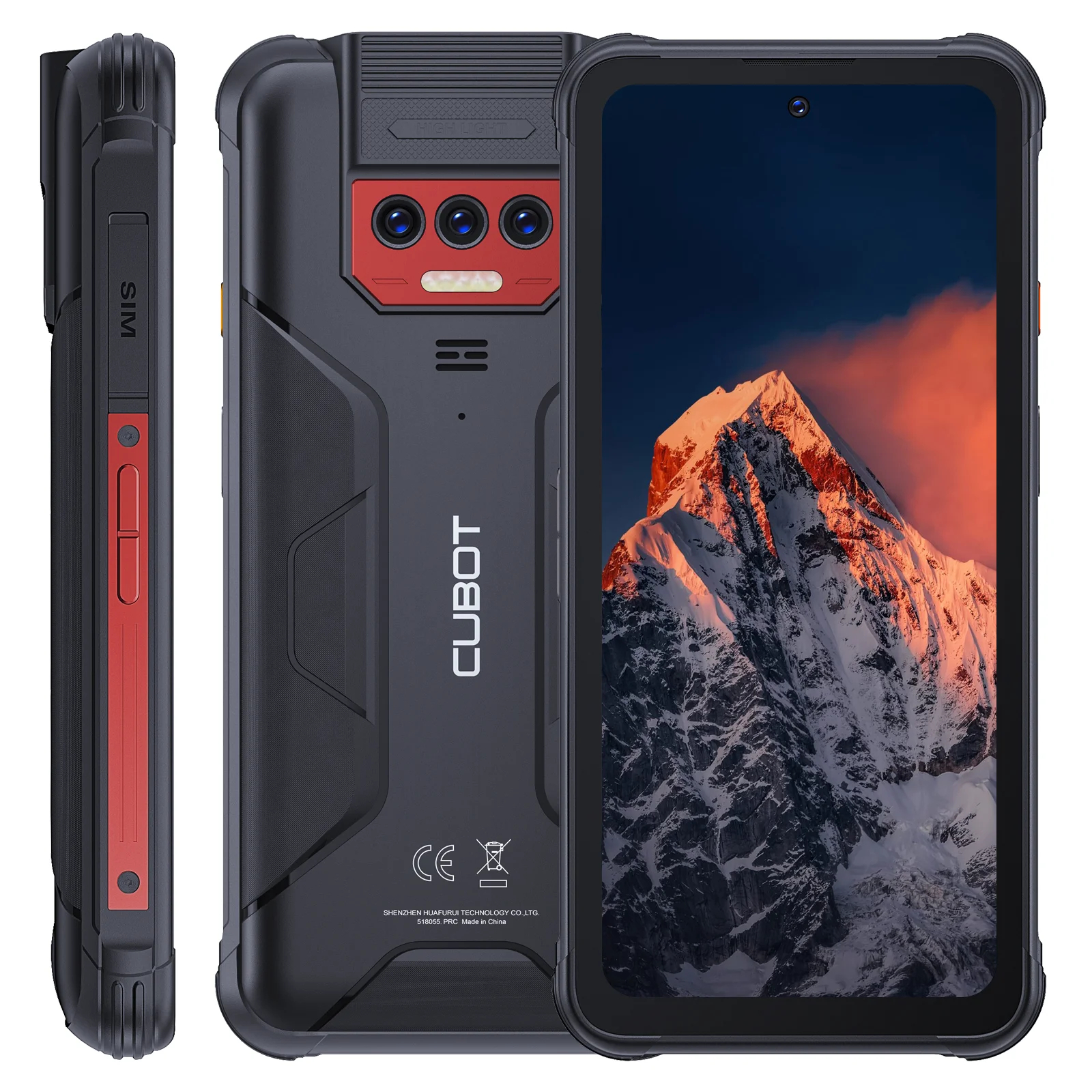 Celular Cubot Kingkong 8 Rugged Rojo de 256 GB Desbloqueado