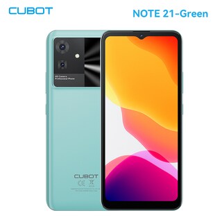 Foto 1 | Smartphone Cubot Note 21 6GB RAM 128GB ROM Cámara PDAF de 50MP Verde - Venta Internacional