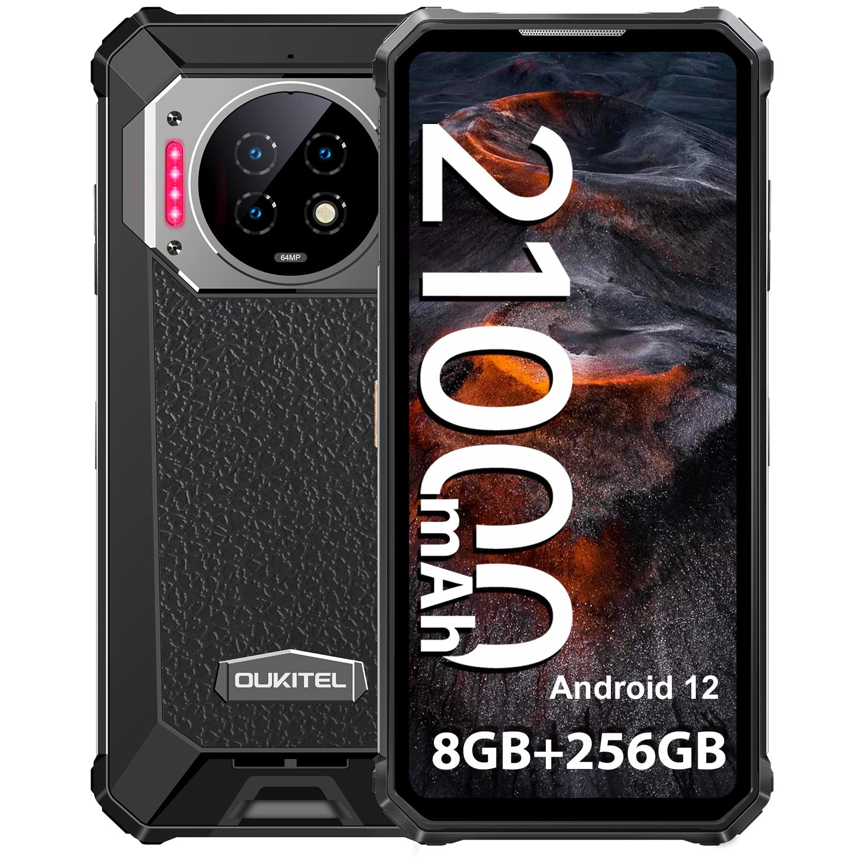 Celular Oukitel WP19 Rugged 8 GB 256 GB Desbloqueado $5,320