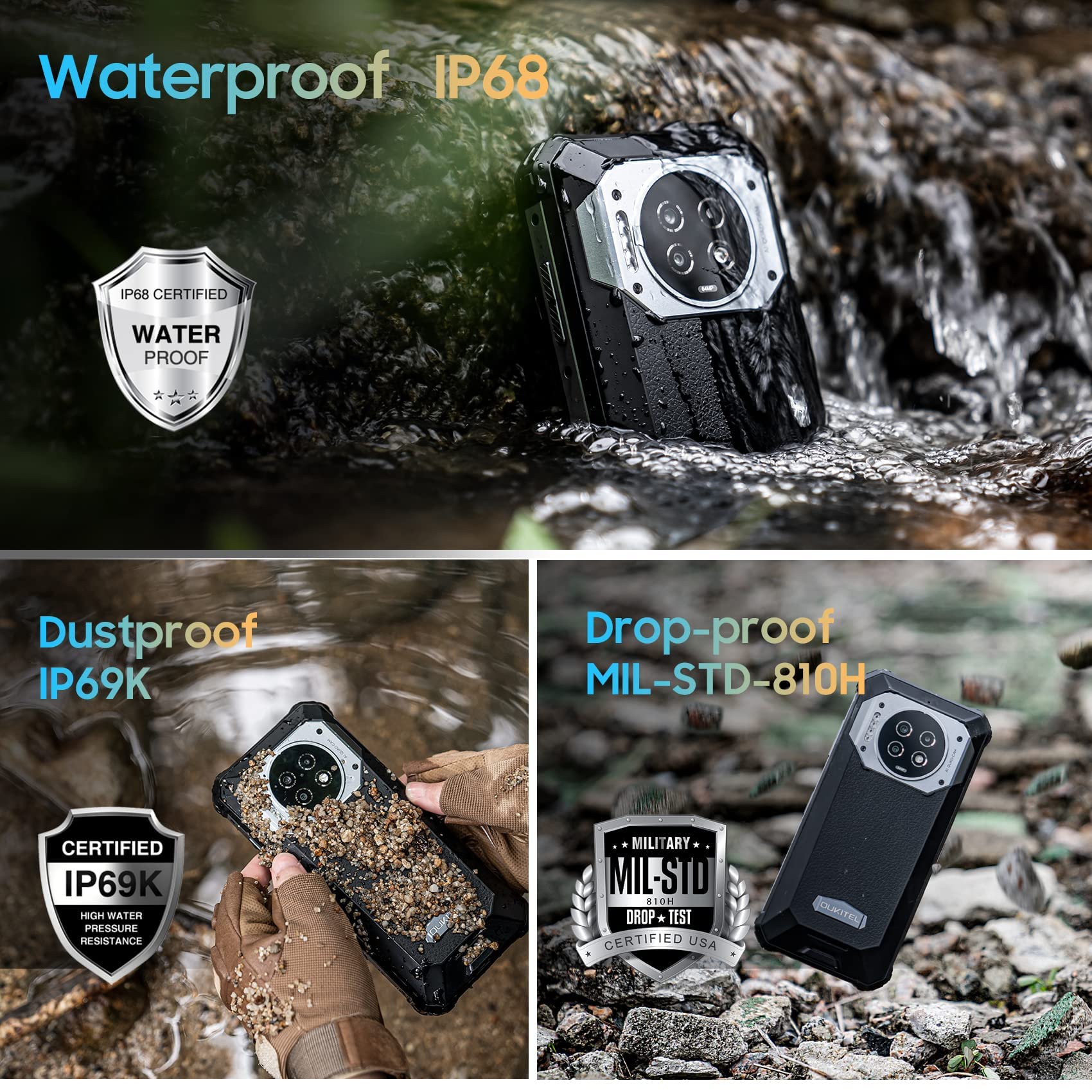 Foto 7 pulgar | Smartphone Oukitel Wp19 Rugged Desbloqueado 8gb 256gb Android 12