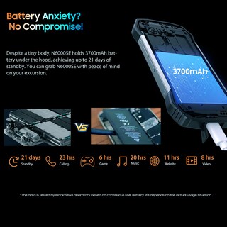 Foto 6 | Smartphone Blackview N6000se 4g Mini Rugged 4.3 Pulgadas 12 Gb+128 Gb - Venta Internacional
