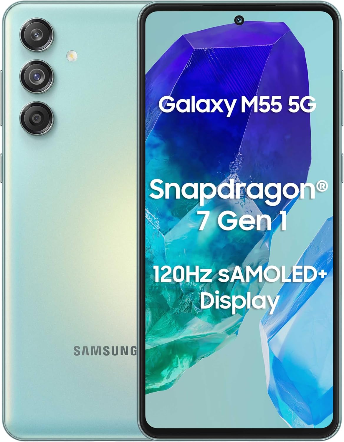 Foto 2 pulgar | Samsung Galaxy M55 256gb 8gb Ram Verde