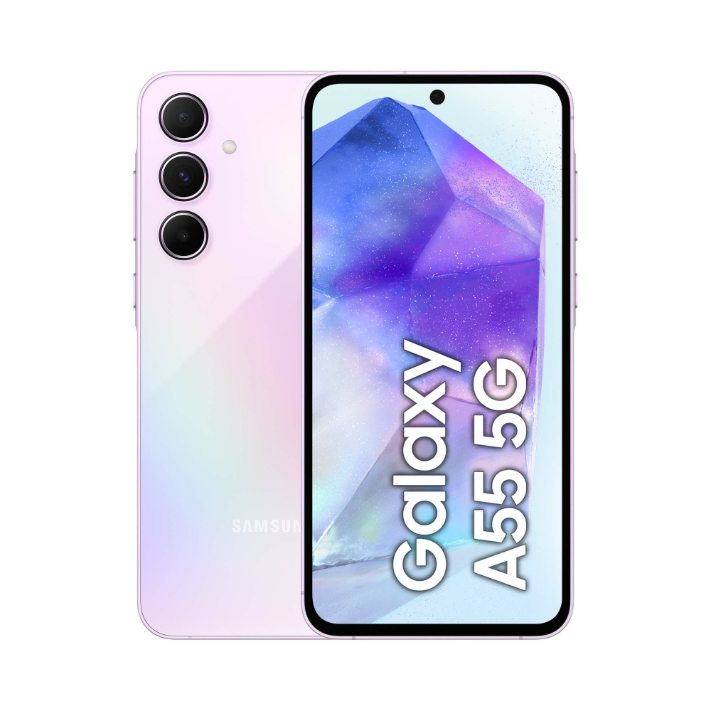 Foto 2 pulgar | Celular Samsung Galaxy A55 5g 6.6'' Dual Sim 128 GB 8 GB Ram Violeta