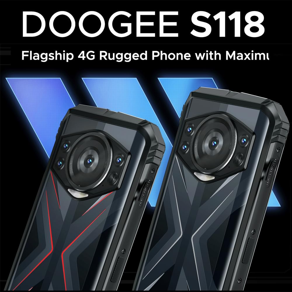 Foto 3 pulgar | Smartphone Doogee S118 4G Rugged Desbloqueado 20 GB + 512 GB Android 14 - Venta Internacional