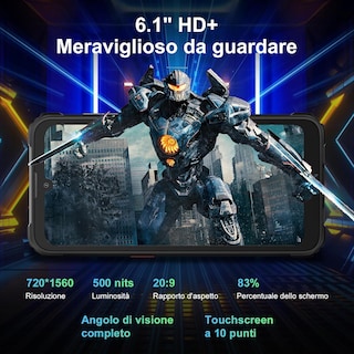 Foto 3 | Smartphone Blackview Bv5300plus Rugged Desbloqueado 2024 24 Gb+128 Gb