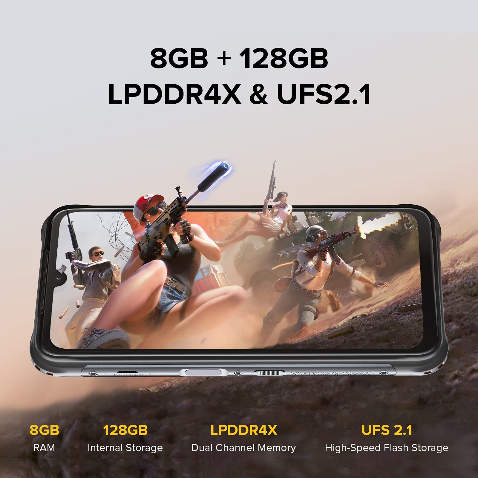 Foto 4 pulgar | Smartphone Umidigi Bison, Cámara Robusta De 6 Gb De Ram, 128 Gb De Rom Y 48 Mp - Venta Internacional.