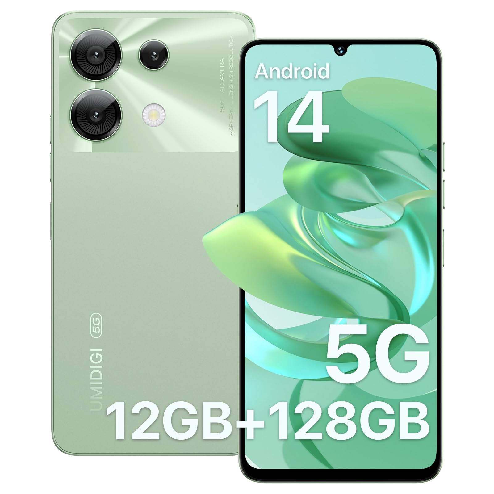 Foto 2 pulgar | Celular Umidigi G9 5g 12gb Ram 128gb Rom 5000mah Verde - Venta Internacional.