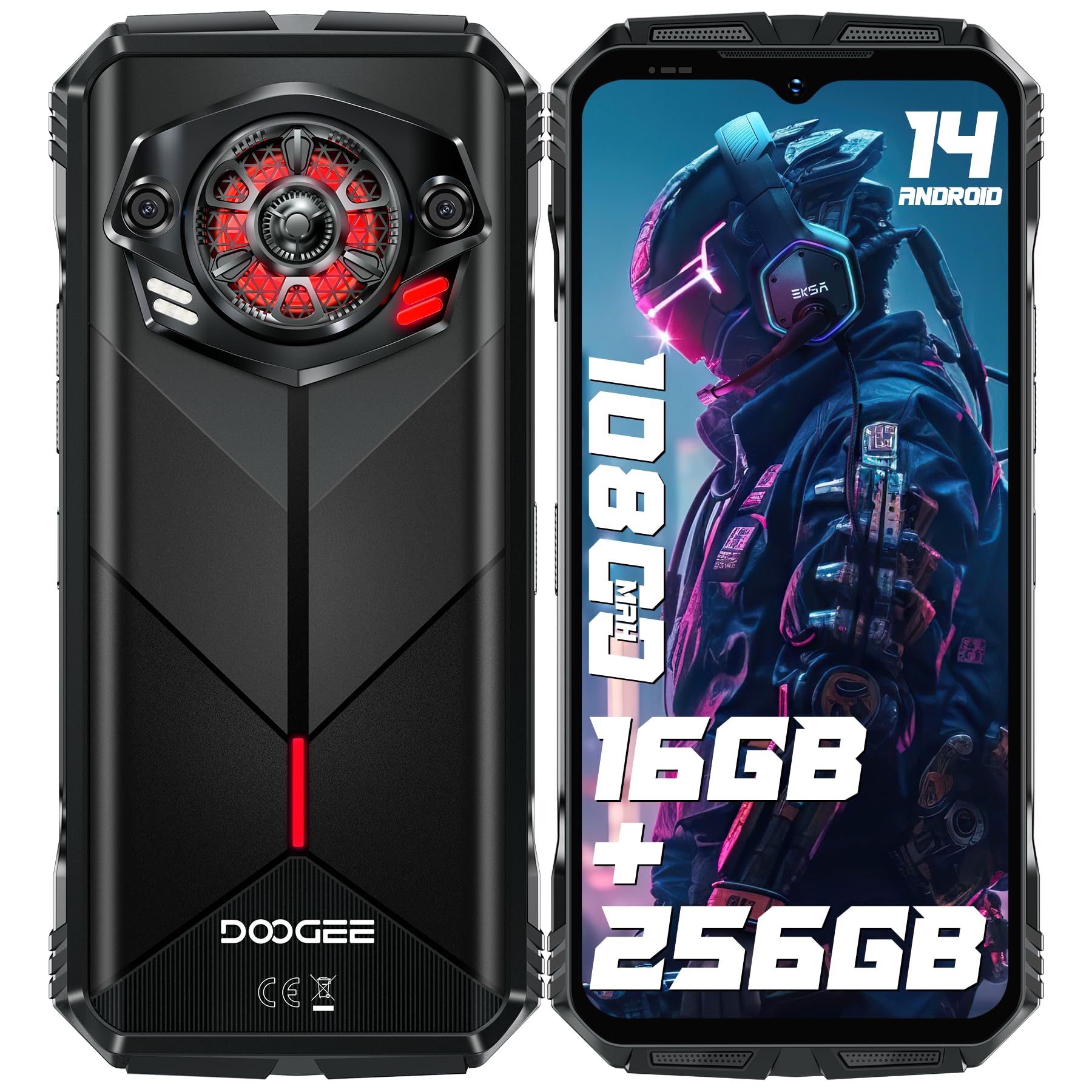 Smartphone Doogee S Punk Rugged 2024 16 Gb+256 Gb 10800 Mah - Venta Internacional.