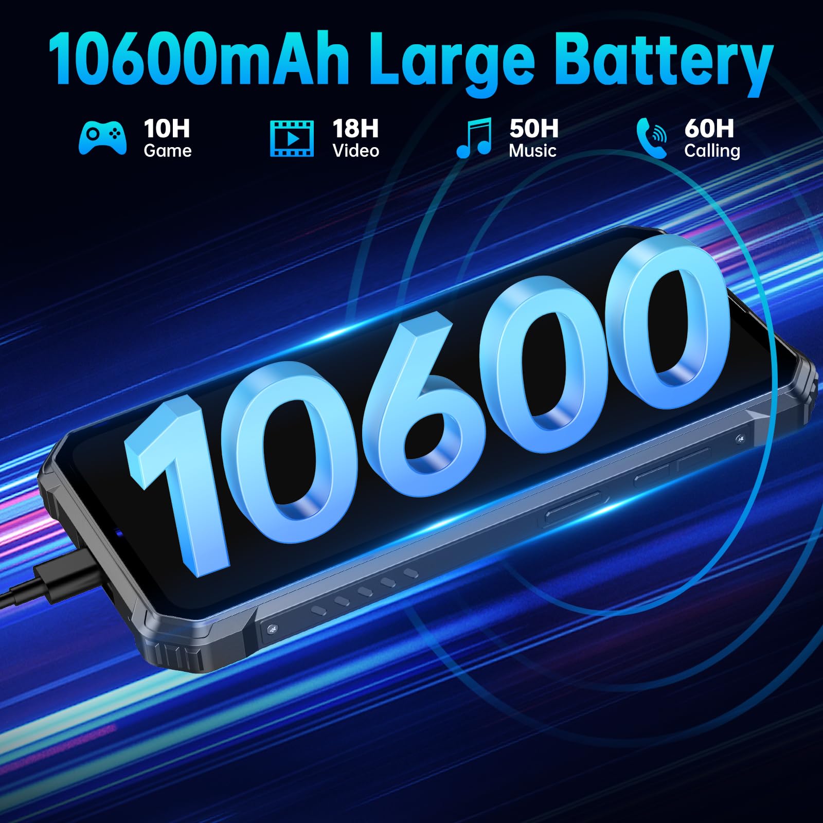 Foto 3 pulgar | Smartphone Oukitel Wp28s Rugged Android 14 16 Gb 128 Gb 1 Tb - Venta Internacional