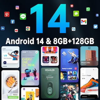 Foto 3 | Smartphone Oukitel Wp28s Rugged Android 14 16 Gb 128 Gb 1 Tb - Venta Internacional