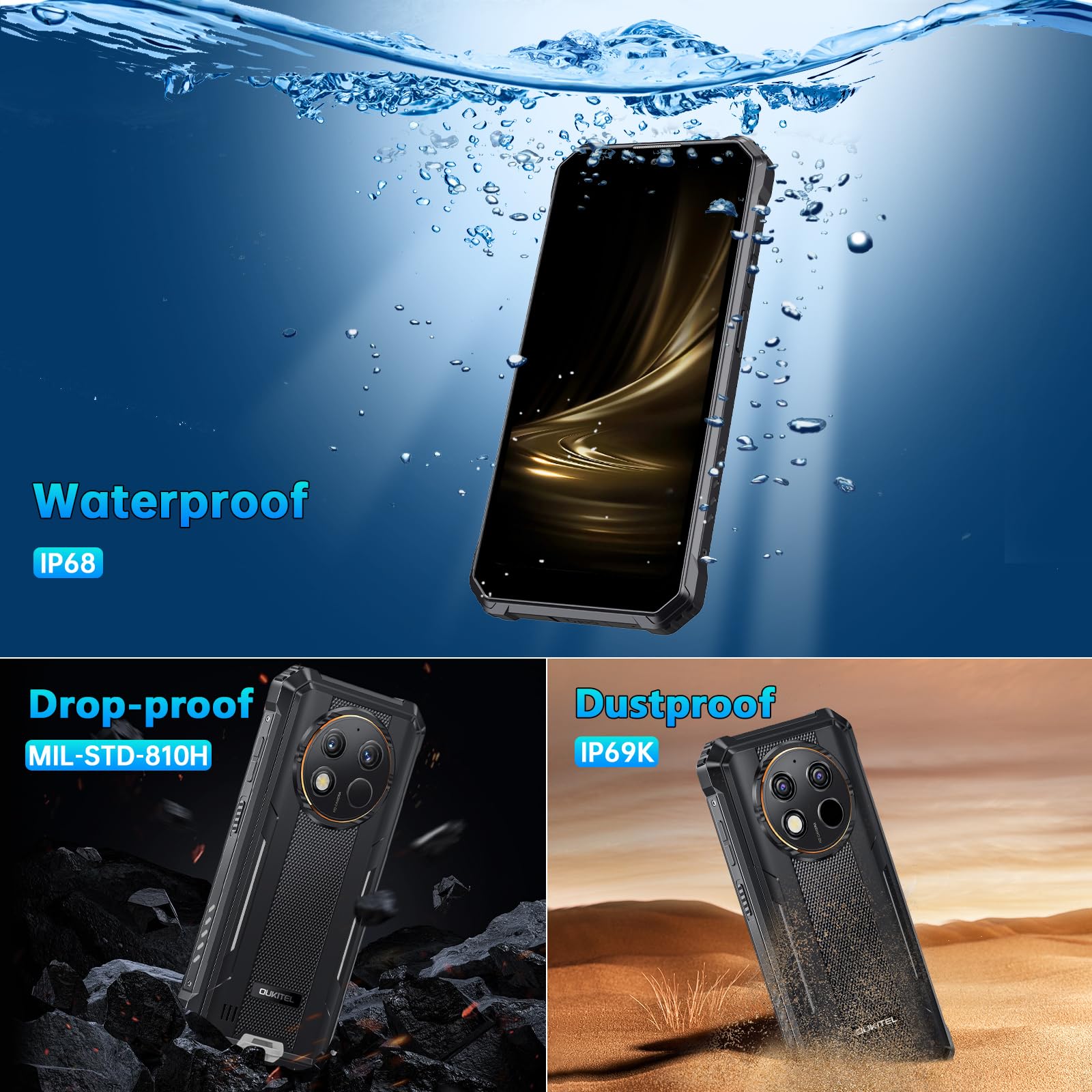 Foto 6 pulgar | Smartphone Oukitel Wp28s Rugged Android 14 16 Gb 128 Gb 1 Tb - Venta Internacional