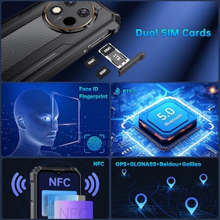 Foto 7 | Smartphone Oukitel Wp28s Rugged Android 14 16 Gb 128 Gb 1 Tb - Venta Internacional
