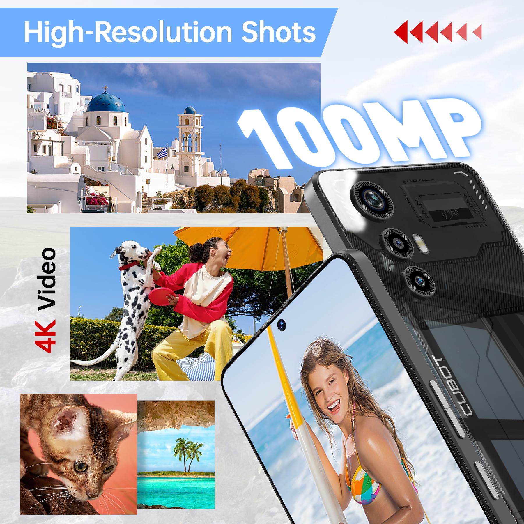 Foto 5 | Smartphone Cubot Max 5 5g Desbloqueado de 24 Gb+256 Gb Android 14 - Venta Internacional