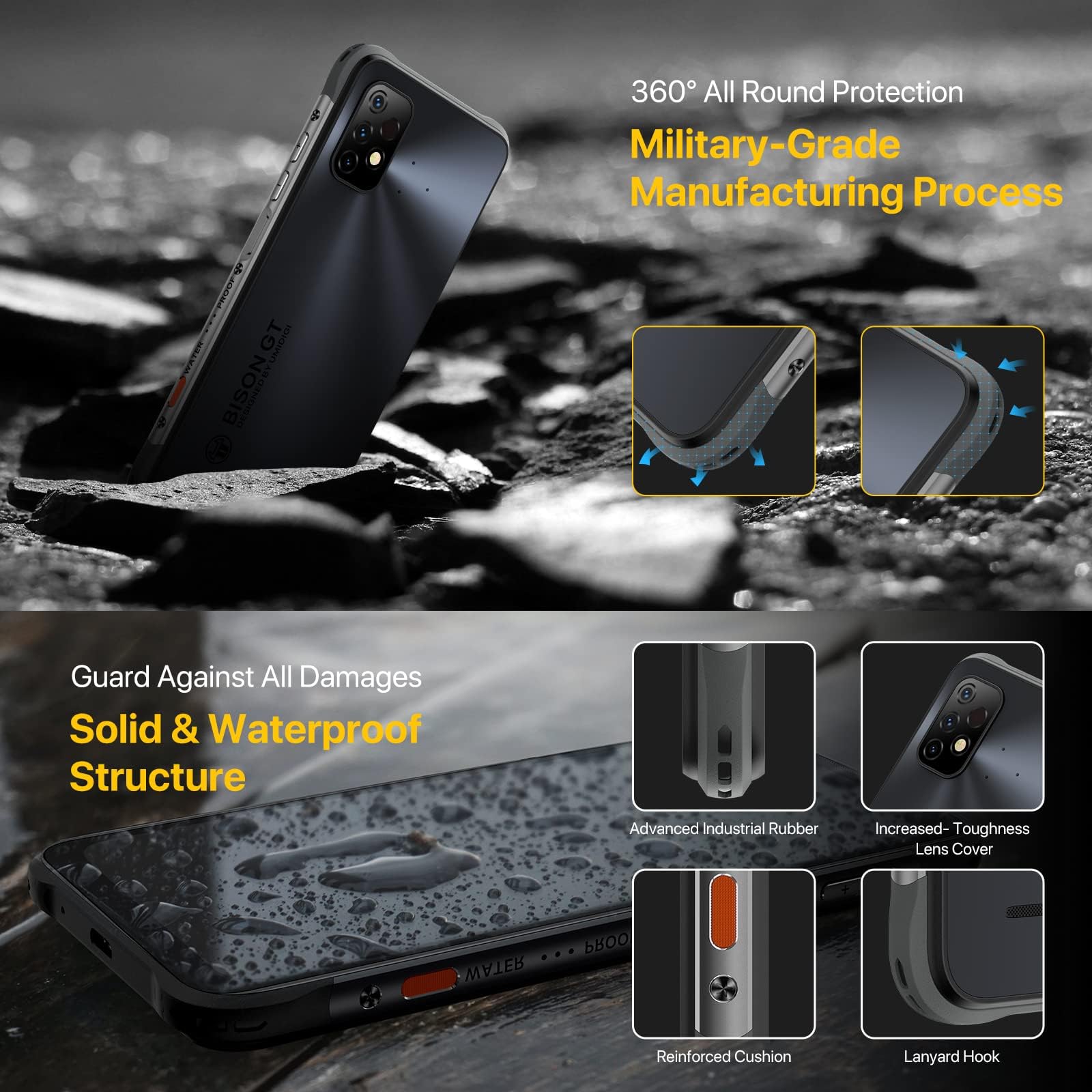 Foto 7 pulgar | Smartphone Umidigi Rugged Bison Gt2 De 8 Gb+128 Gb Android 12 - Venta Internacional