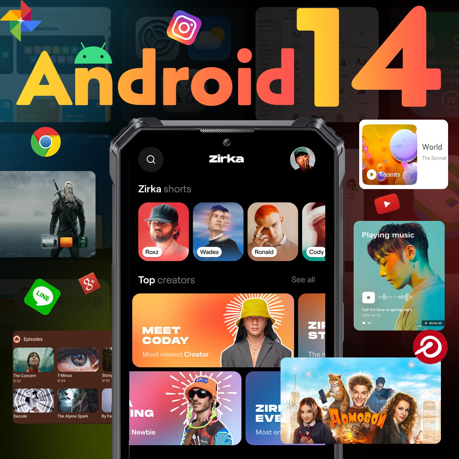Foto 5 | Smartphone Oukitel Wp28e Cámara Robusta De 6.52 Pulgadas, 64 Gb Rom De 13 Mp - Venta Internacional.