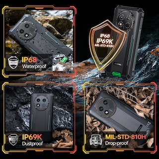 Foto 7 | Smartphone Oukitel Wp28e Cámara Robusta De 6.52 Pulgadas, 64 Gb Rom De 13 Mp - Venta Internacional.