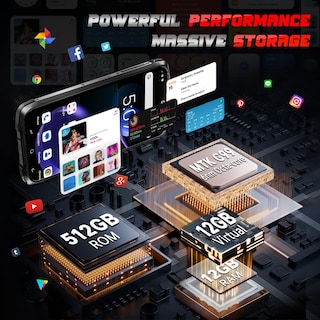 Foto 2 | Smartphone Cubot King Kong 9 Desbloqueado Android 14 24 Gb+512 Gb - Venta Internacional