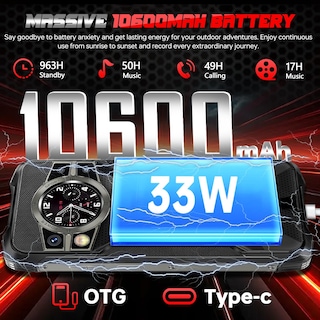 Foto 3 | Smartphone Cubot King Kong 9 Desbloqueado Android 14 24 Gb+512 Gb - Venta Internacional