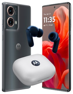 Foto 1 | Motorola G85 Gris 8GB 256GB + Moto Buds