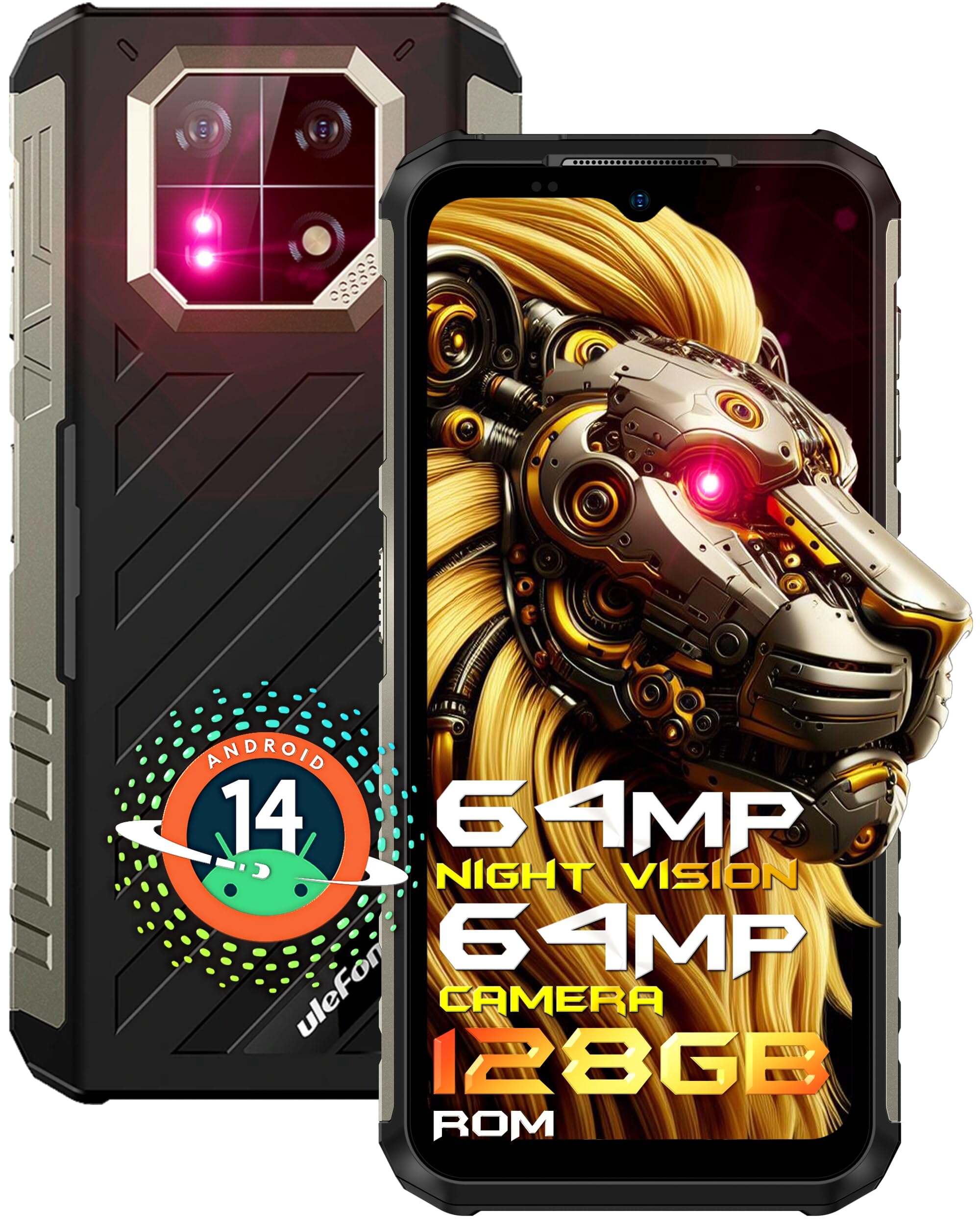 Foto 2 pulgar | Smartphone Ulefone Armor 22 Android 14 8 Gb+128 Gb 6600 Mah Ip68 - Venta Internacional.