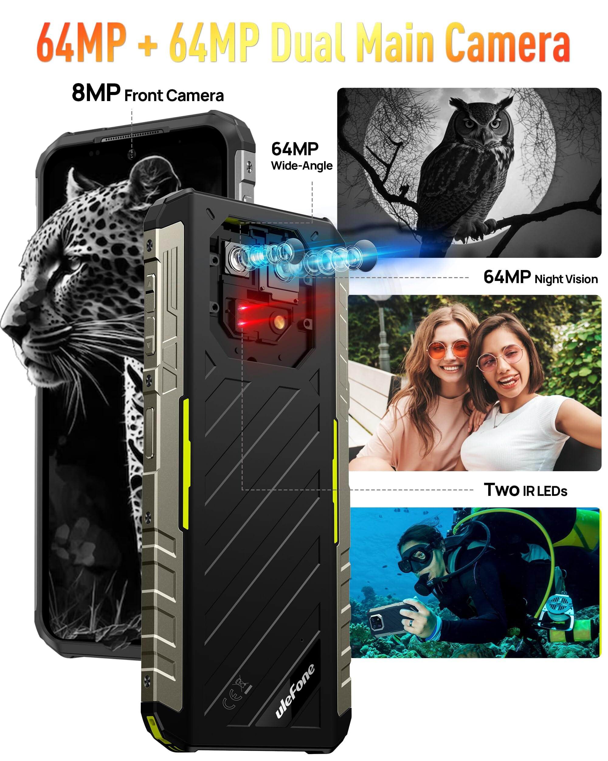 Foto 4 pulgar | Smartphone Ulefone Armor 22 Android 14 16 Gb+256 Gb 6600 Mah - Venta Internacional.