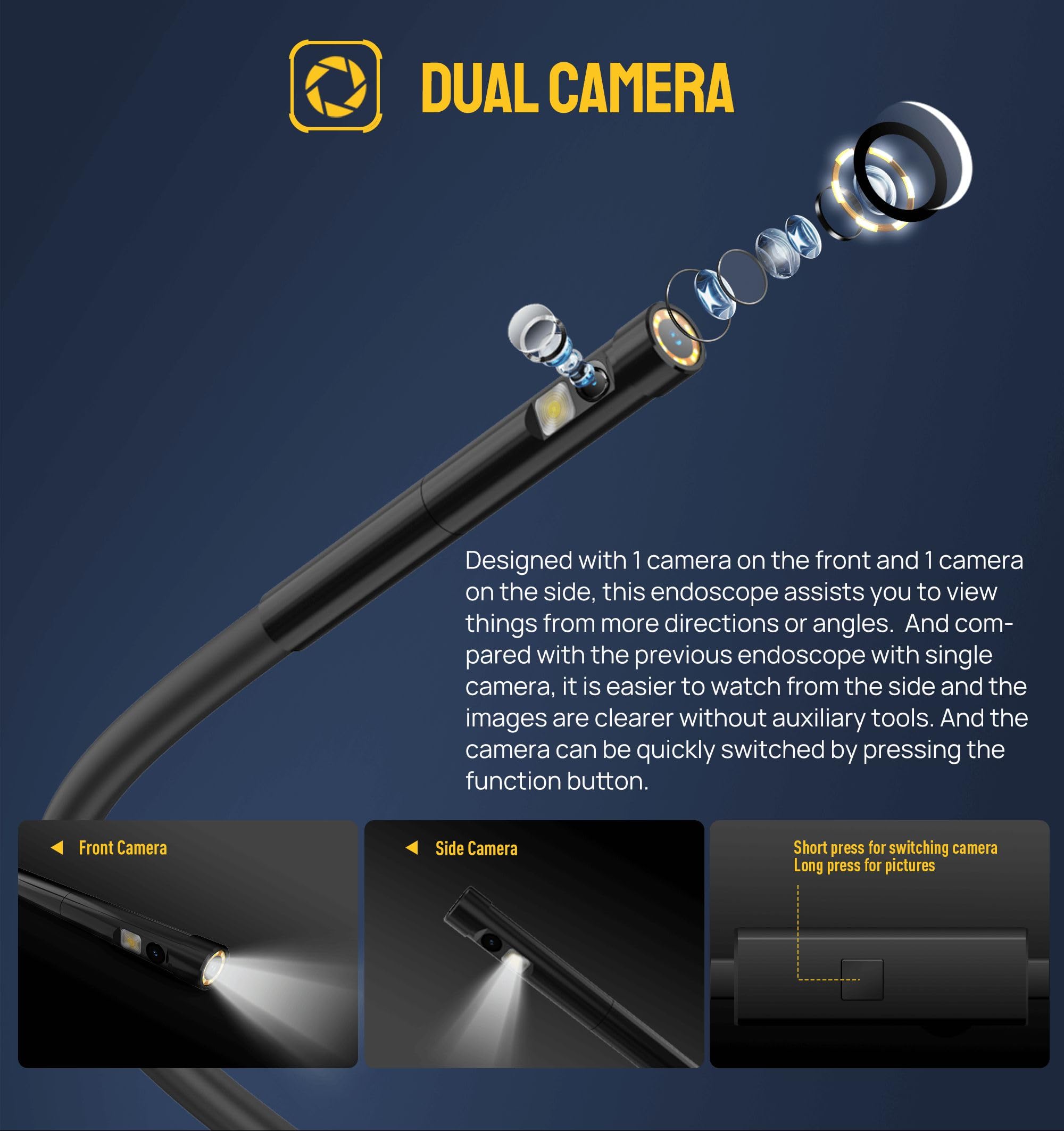 Foto 5 pulgar | Cámara Endoscópica Ulefone Armor Usmart E02 Para Varios Modelos - Venta Internacional.