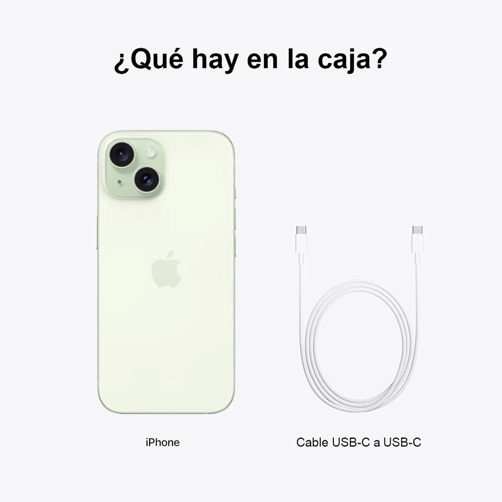Foto 3 pulgar | Celular Apple Iphone 15 128gb Chip A16 6.1'' Oled Super Retina Xdr Verde
