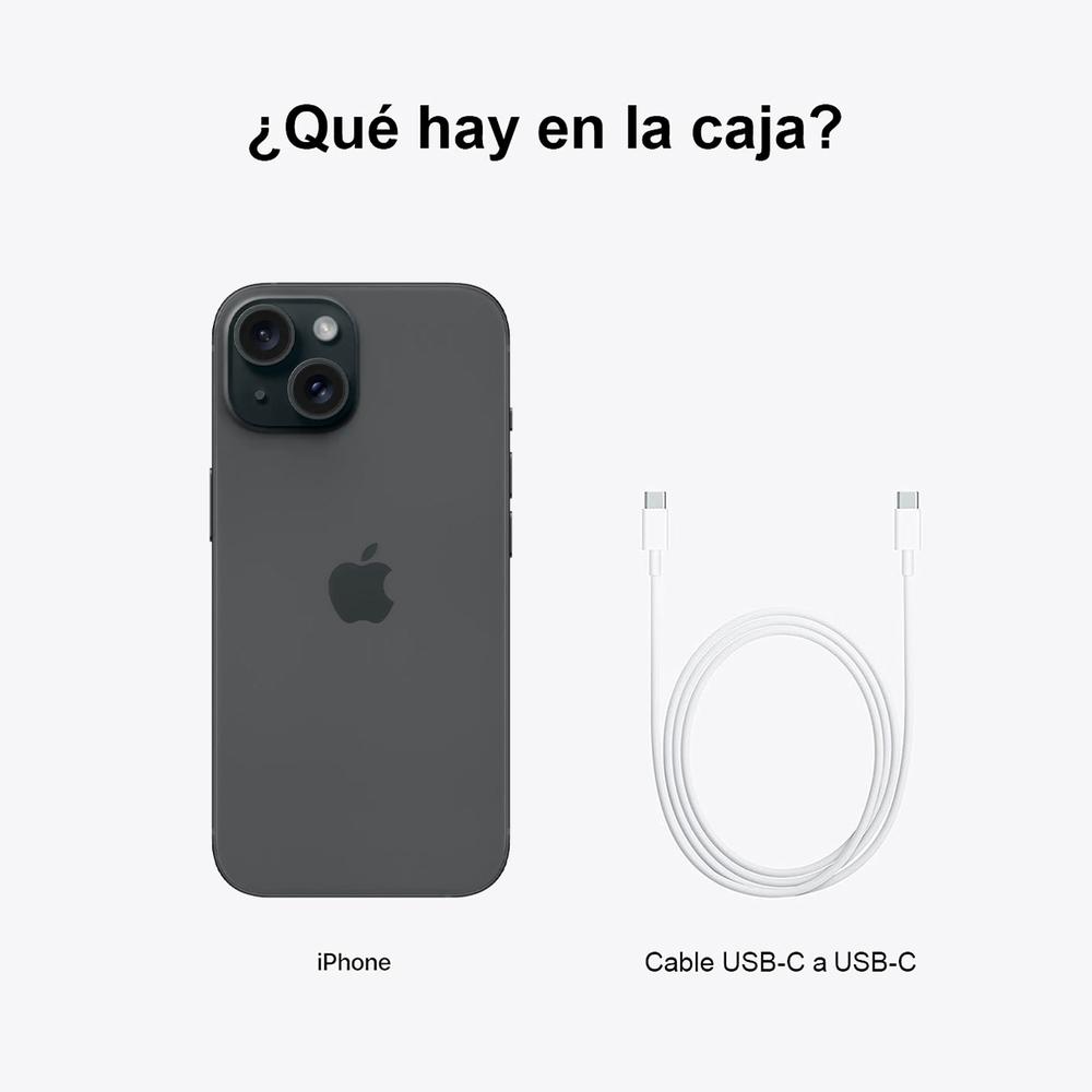Foto 3 pulgar | Celular Apple Iphone 15 128gb Chip A16 6.1'' Oled Super Retina Xdr Negro