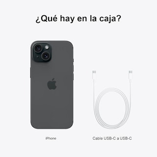 Foto 2 | Celular Apple Iphone 15 128gb Chip A16 6.1'' Oled Super Retina Xdr Negro