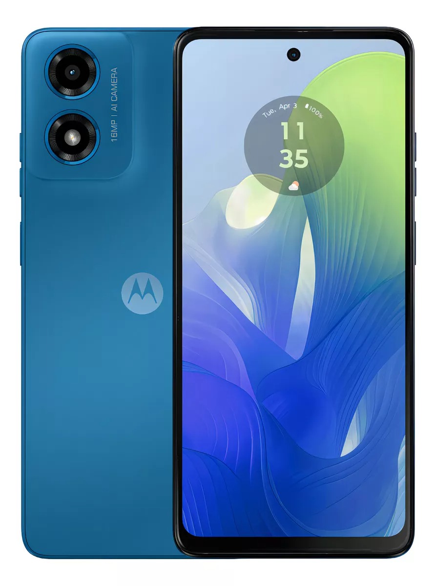 Foto 3 pulgar | Motorola Moto G04s Azul De 128 Gb, 4 Gb