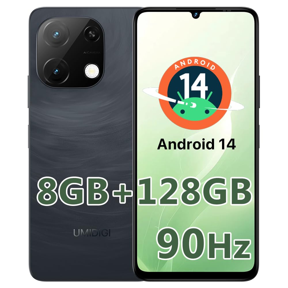 Foto 2 pulgar | Smartphone Umidigi G9T 128 GB/1 TB Android 14 Desbloqueado 4G - Venta Internacional