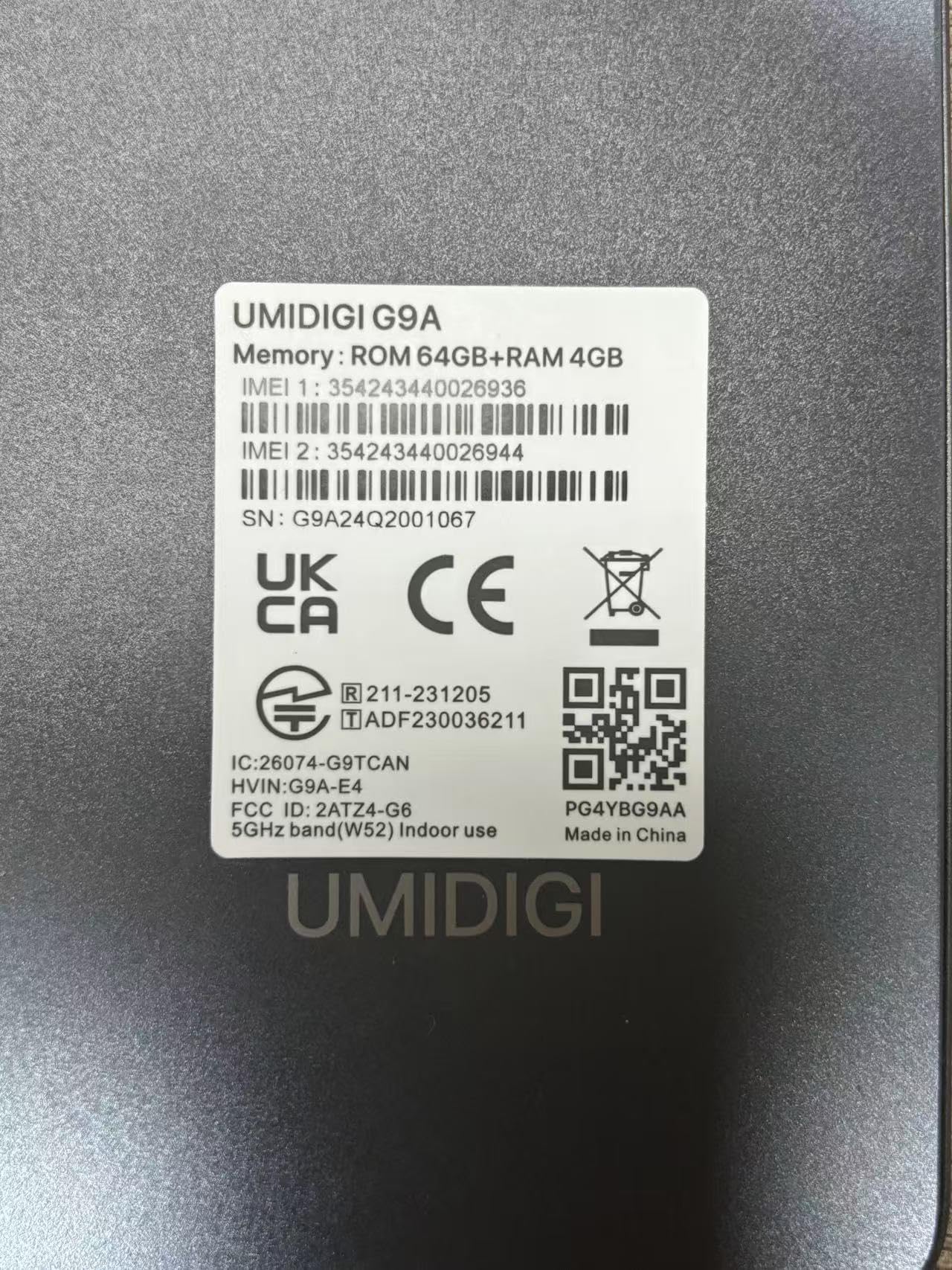 Foto 8 pulgar | Celular Umidigi G9a 8gb Ram 64gb Rom 6.75'' 5000mah Negro - Venta Internacional.