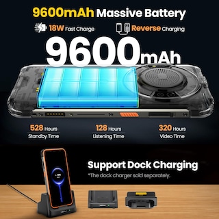 Foto 4 | Celular Ulefone Power Armor 16s de 16Gb Negro Desbloqueado-Venta Internacional