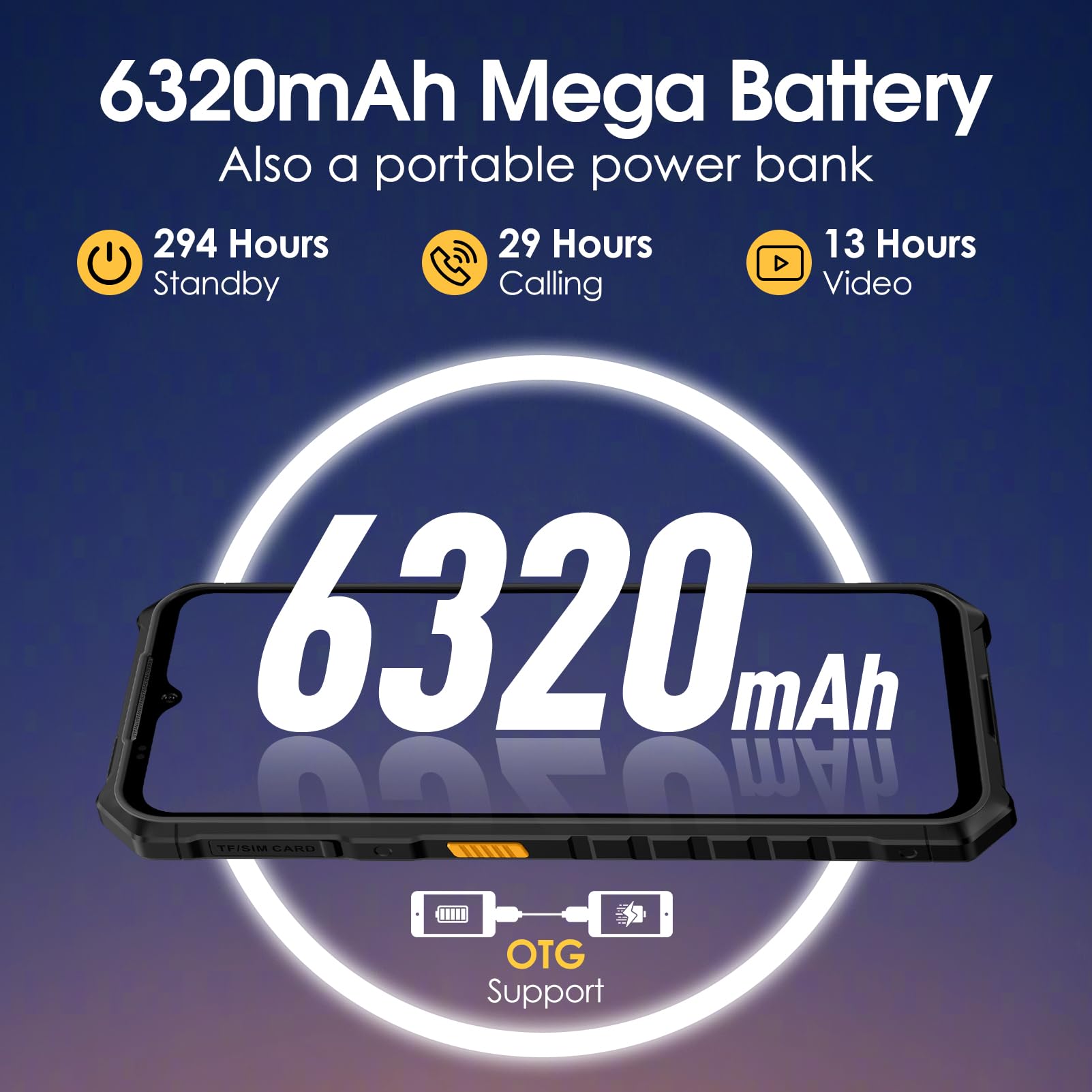 Foto 6 | Celular Ulefone Armor X13 de 12Gb Negro Desbloqueado-Venta Internacional