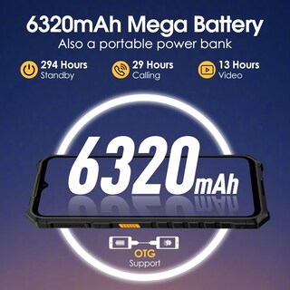 Foto 6 | Celular Ulefone Armor X13 de 12Gb Negro Desbloqueado-Venta Internacional