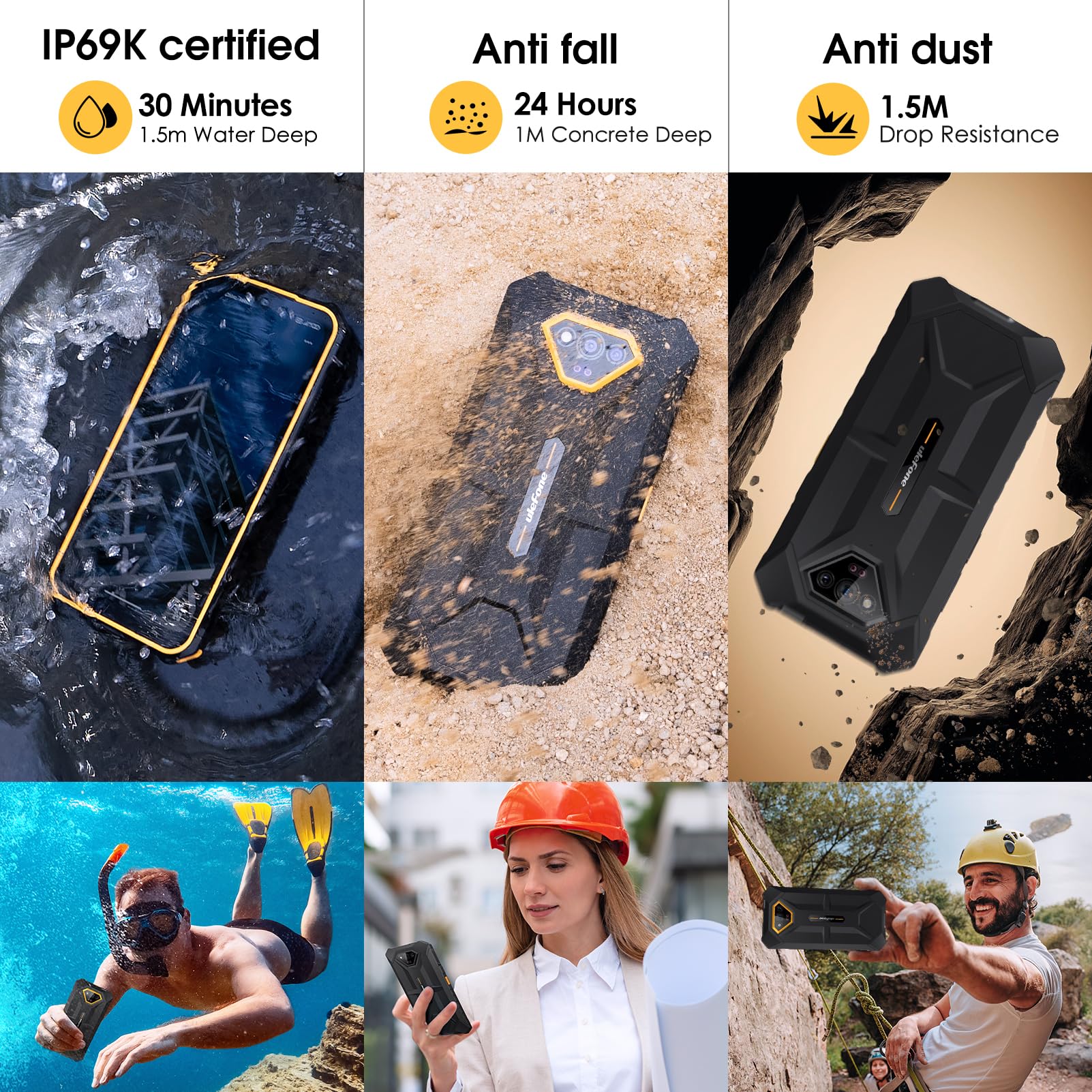 Foto 7 | Celular Ulefone Armor X13 de 12Gb Negro Desbloqueado-Venta Internacional