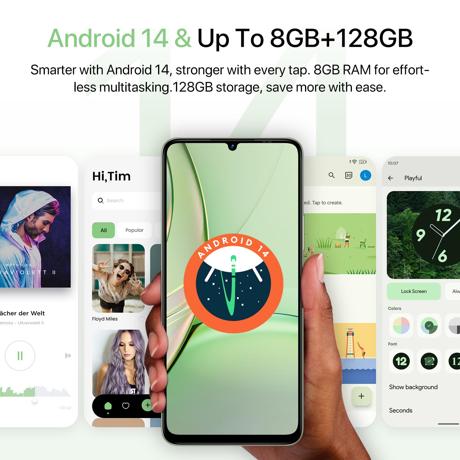 Foto 3 pulgar | Smartphone Umidigi G9t De 8 Gb De Ram, 128 Gb De Rom, Cámara De 13 Mp, 5000 Mah - Venta Internacional.