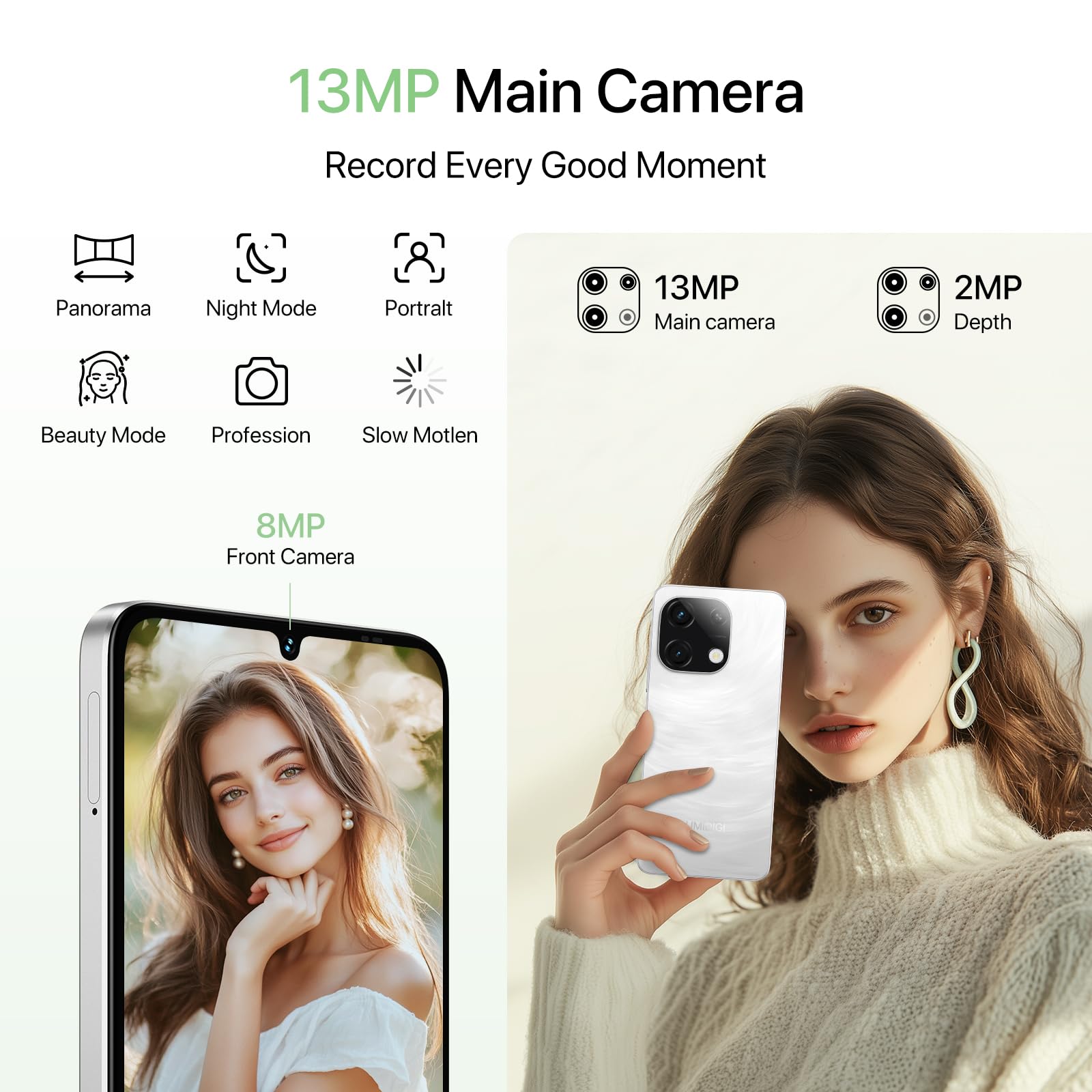 Foto 5 pulgar | Smartphone Umidigi G9t De 8 Gb De Ram, 128 Gb De Rom, Cámara De 13 Mp, 5000 Mah - Venta Internacional.
