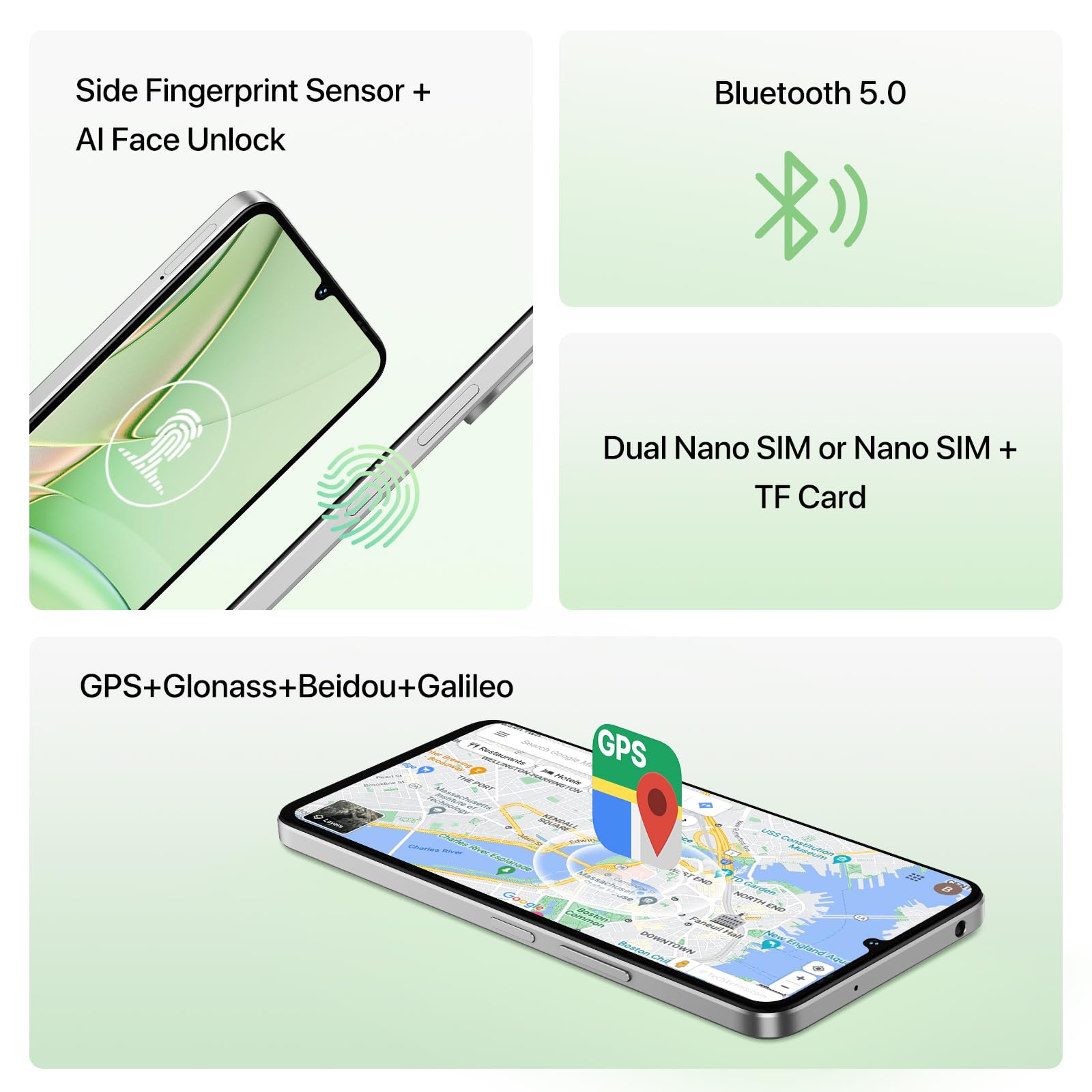 Foto 7 pulgar | Smartphone Umidigi G9t De 8 Gb De Ram, 128 Gb De Rom, Cámara De 13 Mp, 5000 Mah - Venta Internacional.