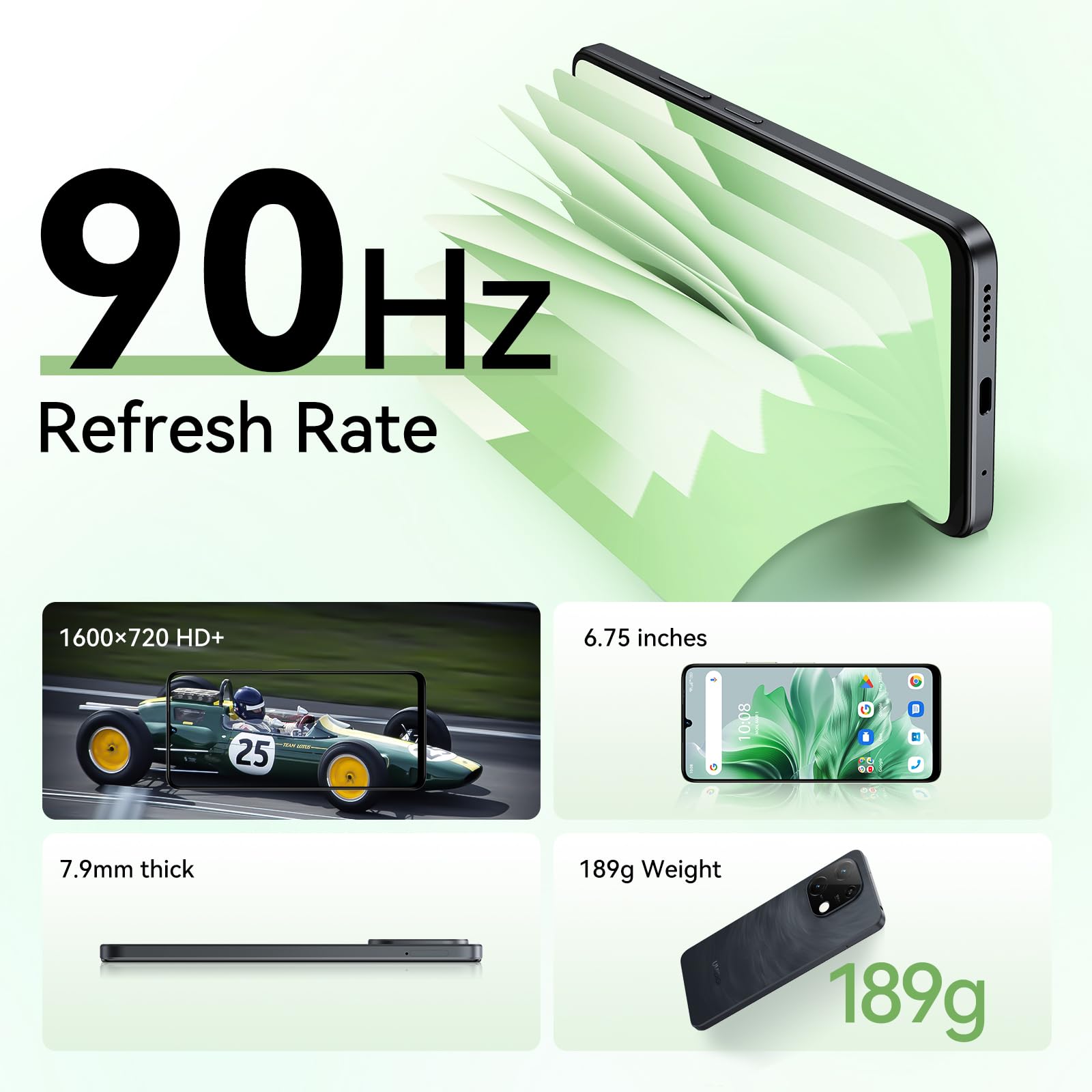 Foto 2 | Smartphone Umidigi G9C Android 14 12 GB RAM 128 Gb ROM Cámara 50 Mp - Venta Internacional
