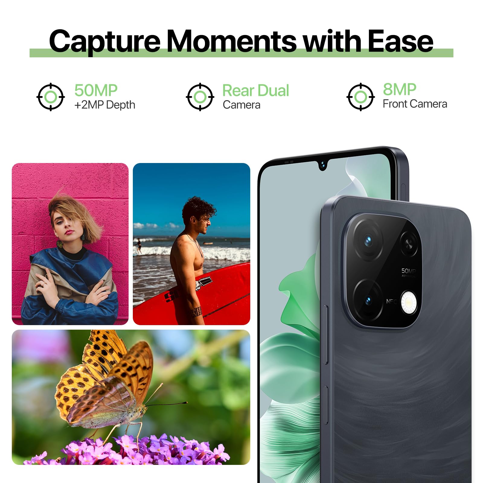 Foto 5 pulgar | Smartphone Umidigi G9C Android 14 12 GB RAM 128 Gb ROM Cámara 50 Mp - Venta Internacional