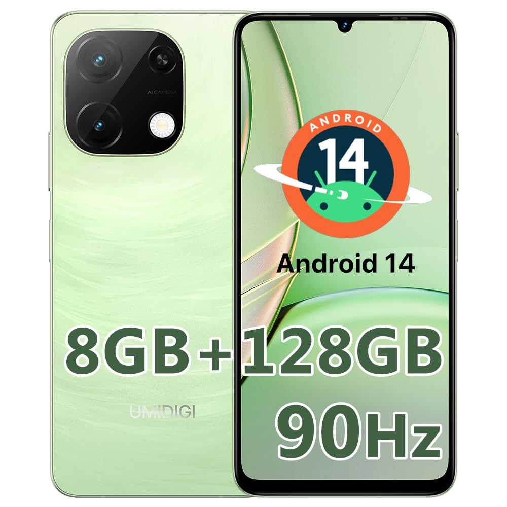 Smartphone Umidigi G9T 128 GB/1 TB Android 14 Desbloqueado 4G - Venta Internacional