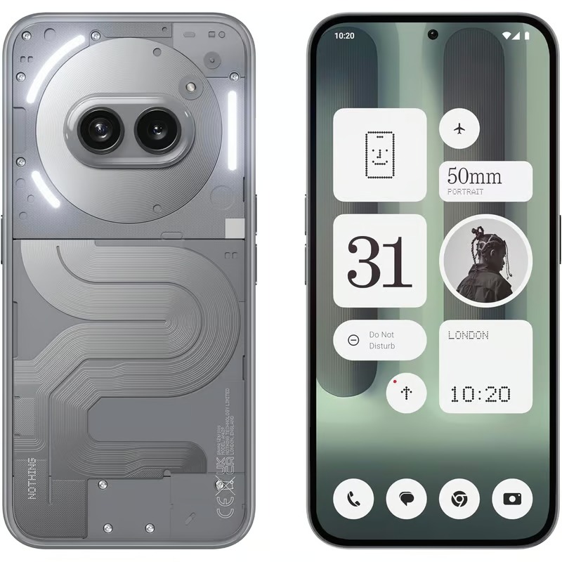Celular Nothing 2A Plus Dual Sim 256 GB 12 GB RAM Gris