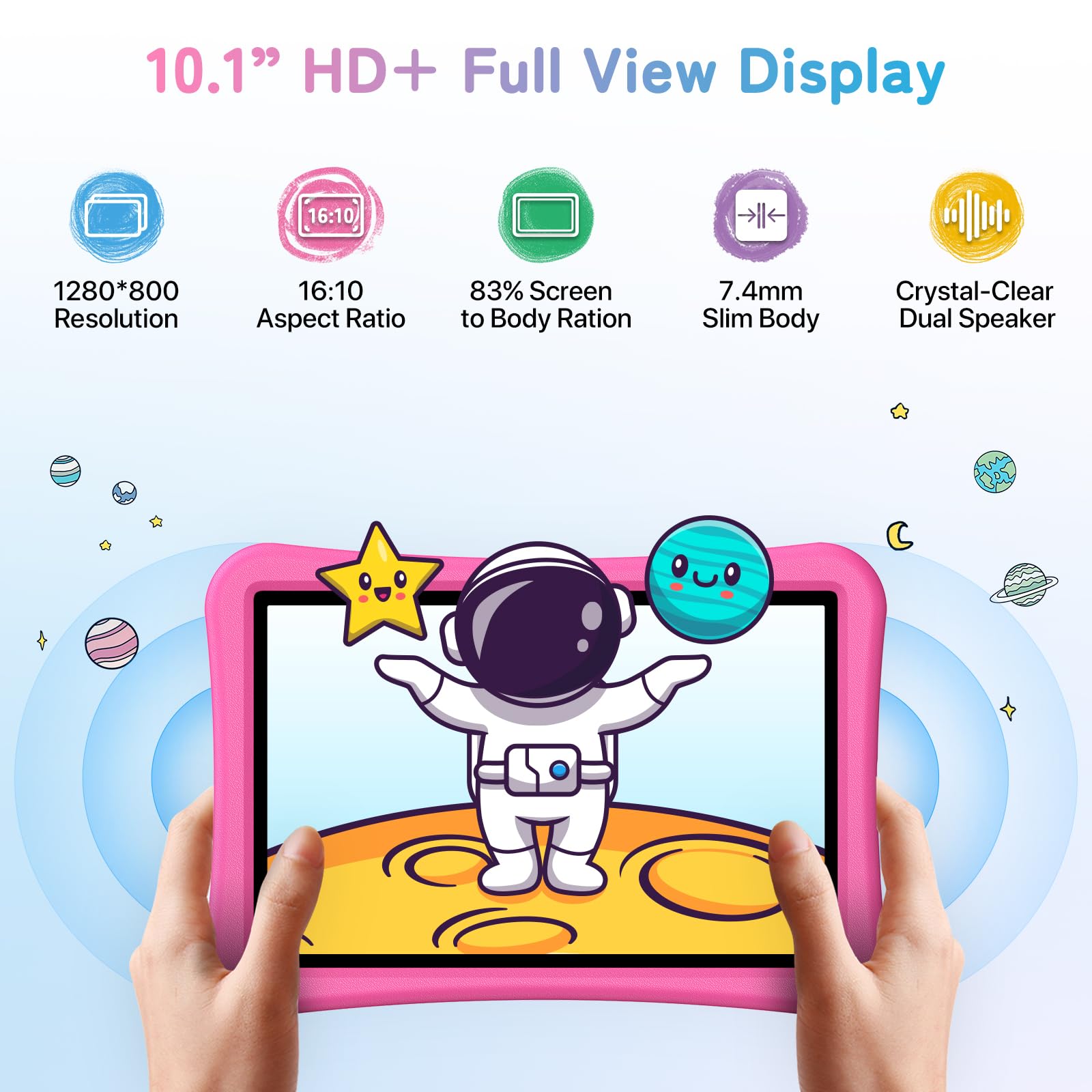 Foto 4 | Tablet Umidigi Rosa de 10.1" 4Gb Ram-Venta Internacional