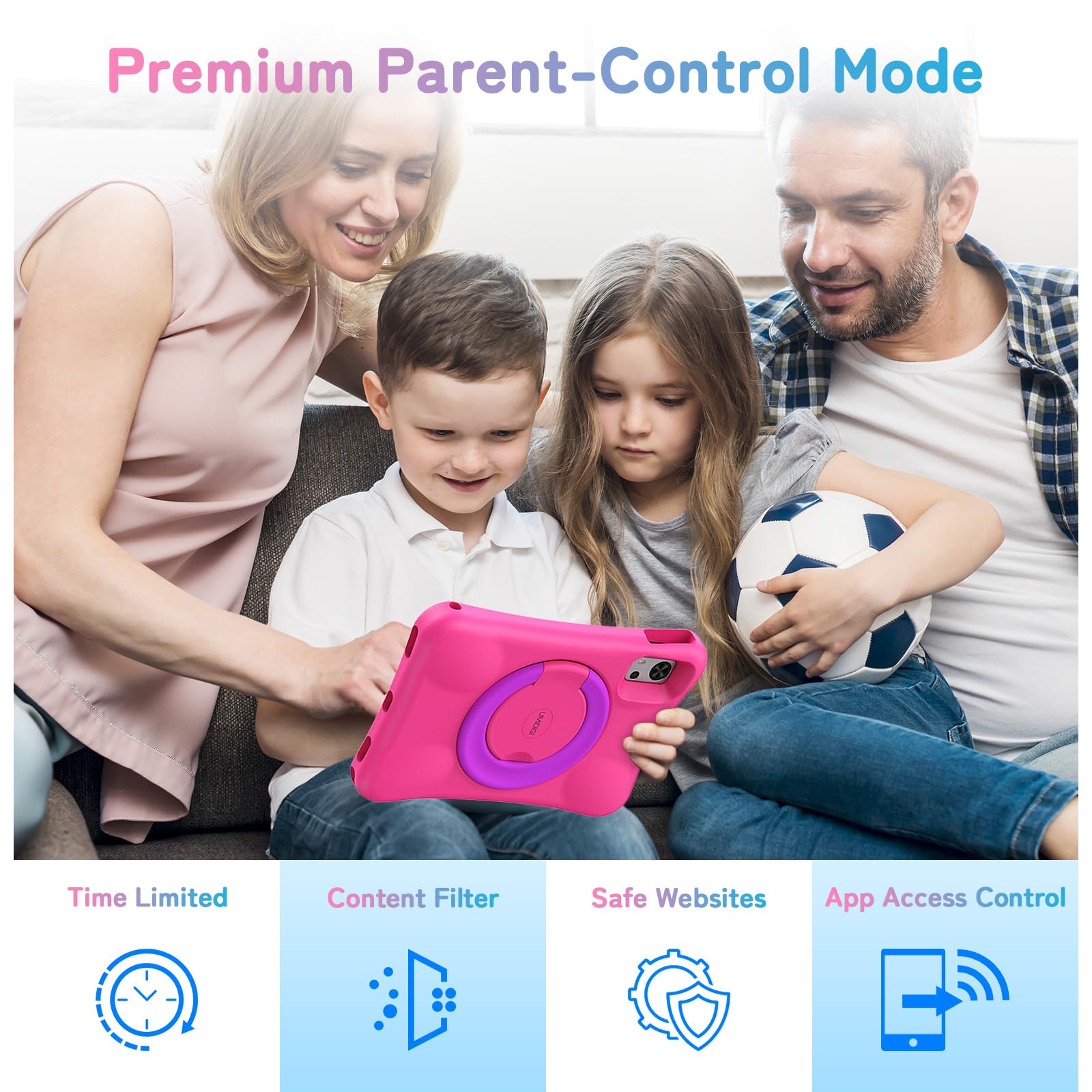 Foto 6 pulgar | Tablet Umidigi Rosa de 10.1" 4Gb Ram-Venta Internacional