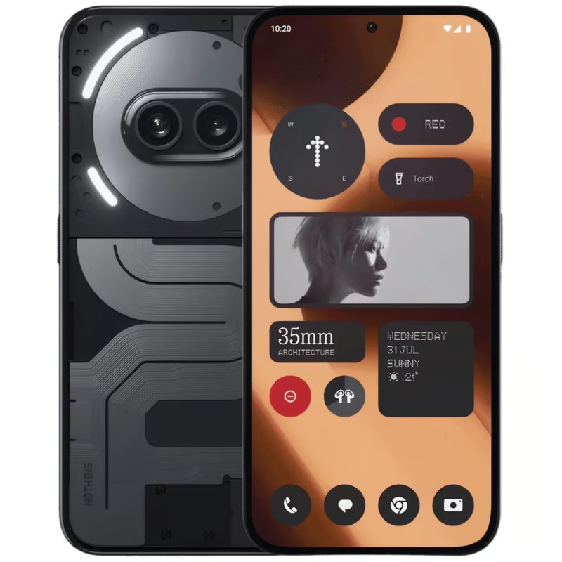 Celular Nothing 2A Plus Dual Sim 256 GB 12 GB RAM Negro