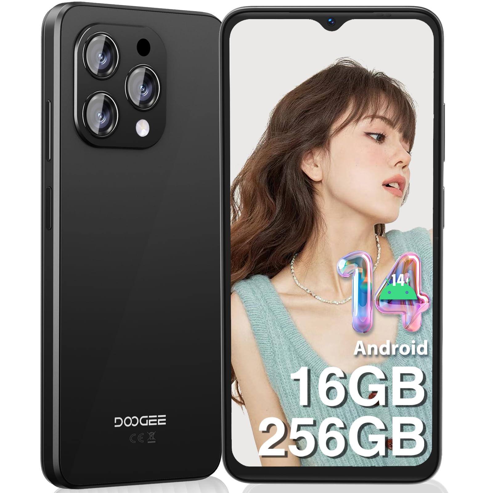 Foto 2 pulgar | Smartphone Doogee N55 Pro 16 Gb De Ram 256 Gb De Rom 6.56 Pulgadas Android 14 - Venta Internacional